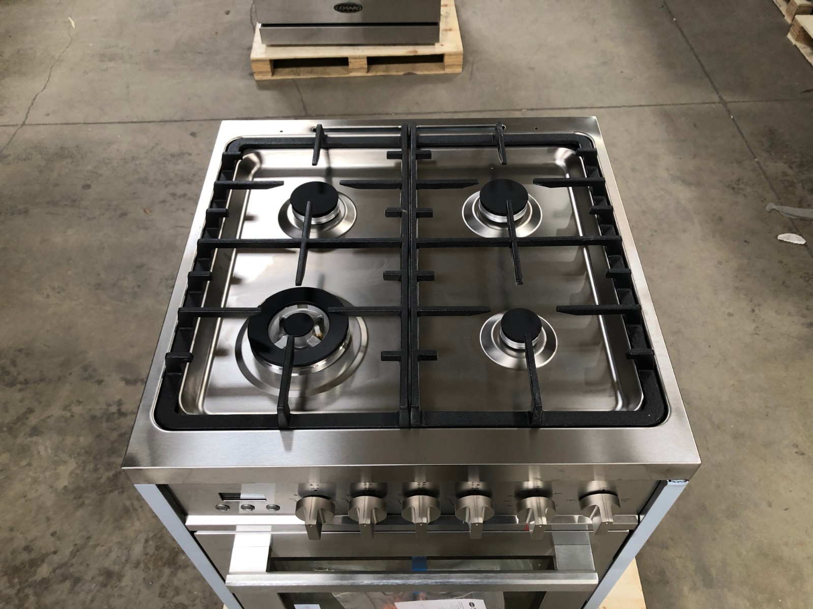 24 in. Gas Range, 4 Burners, Stainless Steel (OPEN BOX, COSMETIC IMPERFECTIONS)