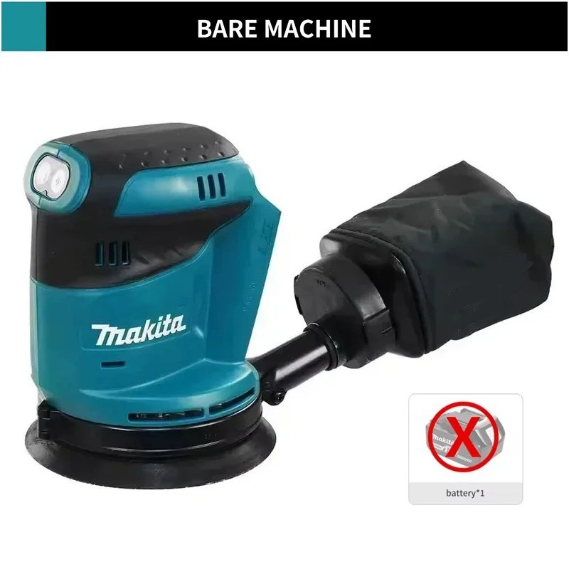 Makita DBO180Z 18V Brushless Cordless Rechargeable Disc Random Orbital Sander