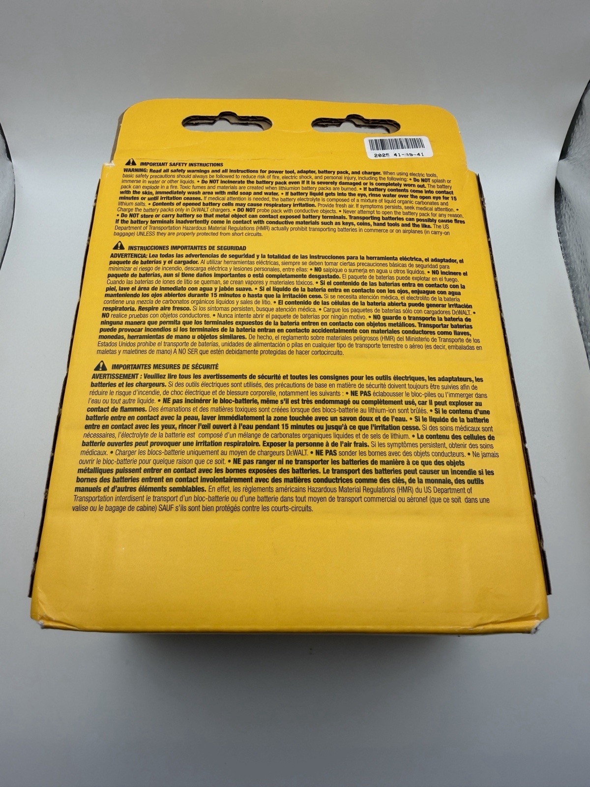Genuine DeWalt DCB206-2 20V MAX 6Ah Lithium Ion Battery 2 Pack