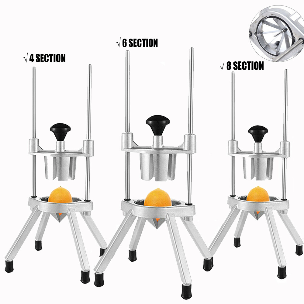 VEVOR Fruit Dicer 4/6/8 Sections Citrus Lemon Wedge Slicer Vegetable Cutter