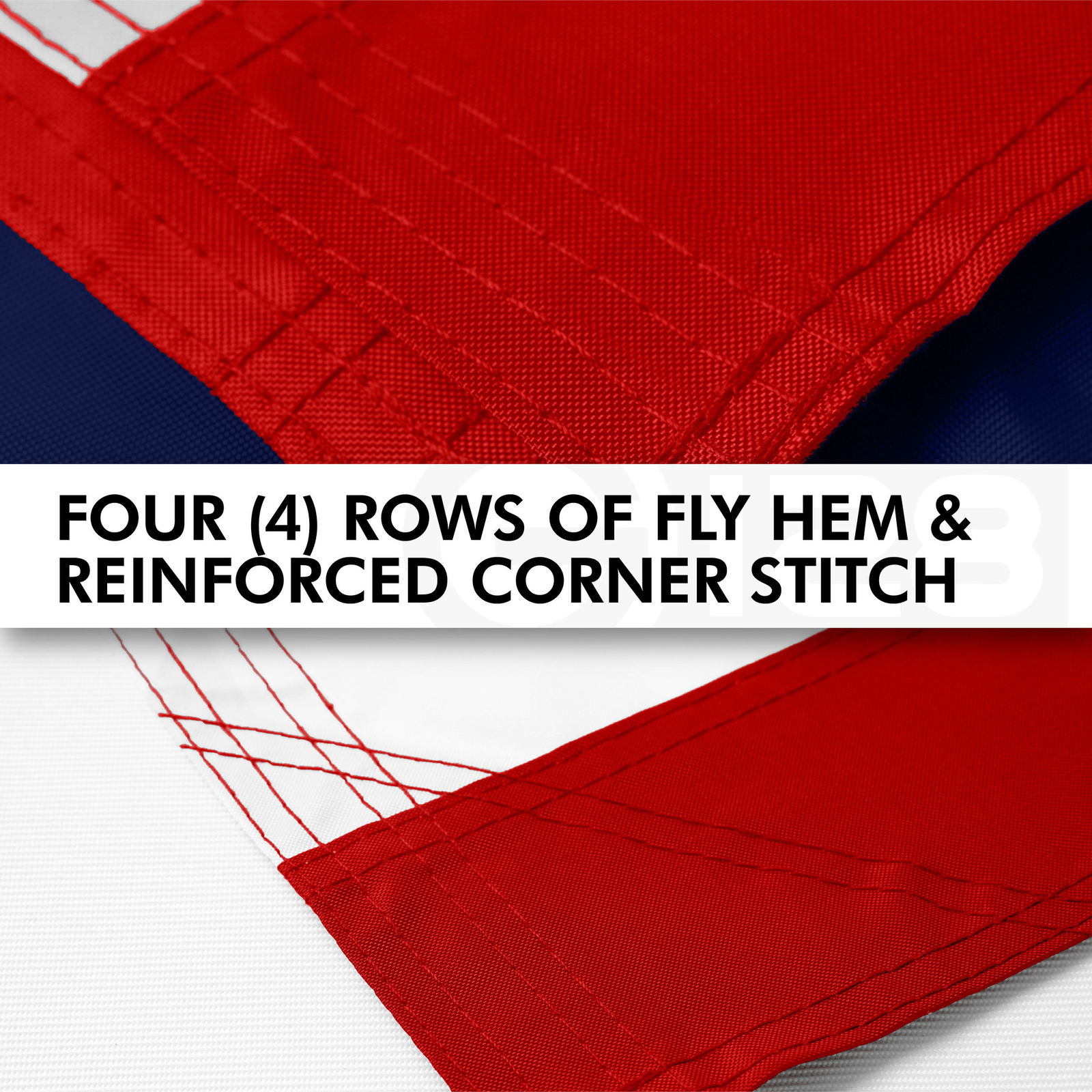 American Flag 5×8 Ft, Made From 210D Polyester, Embroidered Stars, Sewn Stripes