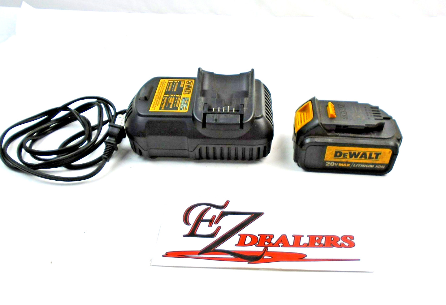DeWalt DCB101 12V-20V MAX Lithium ion Battery Charger + DeWalt DCB200 Battery