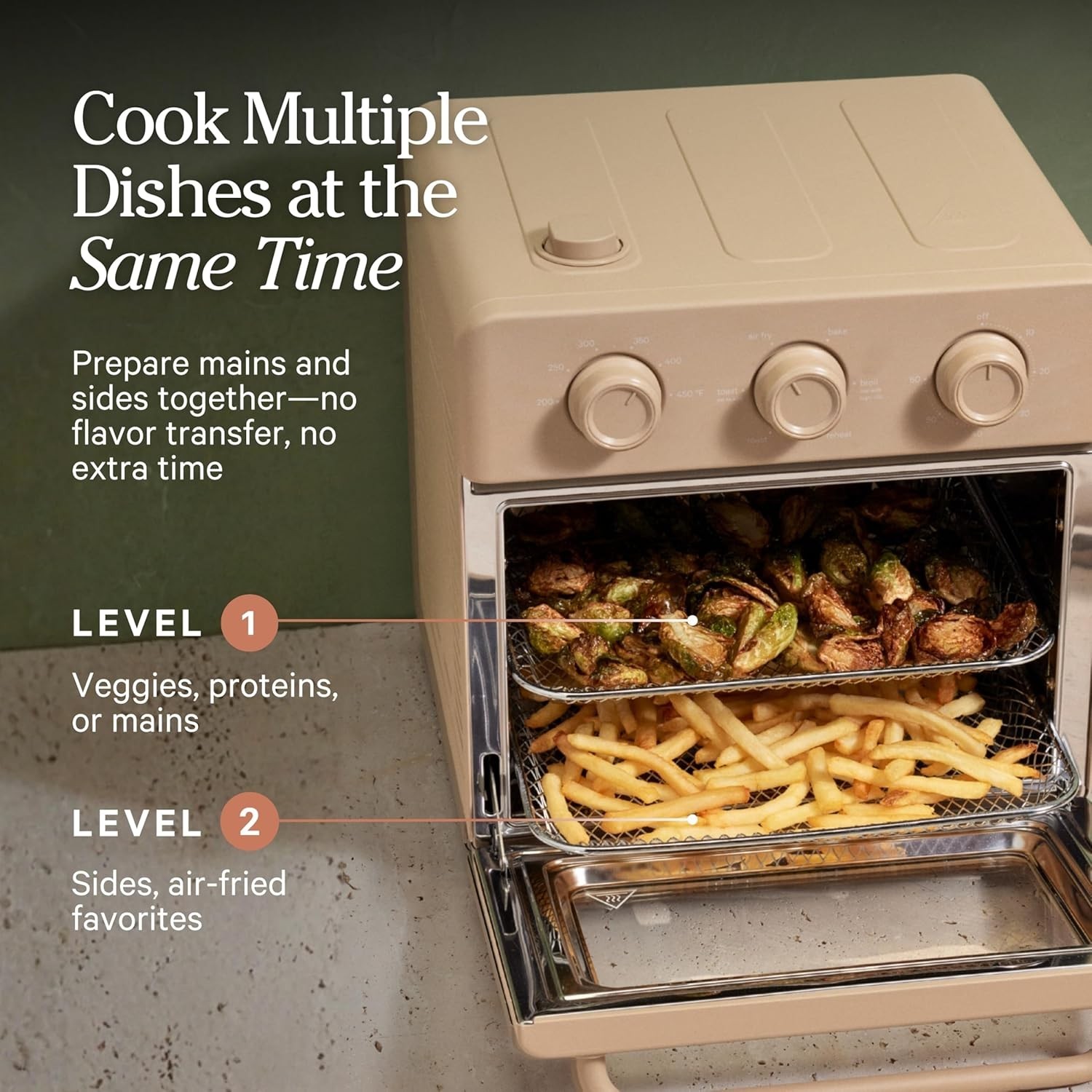 Our Place Wonder Oven – 6 in 1 Air Fryer & Toaster Oven – Steam