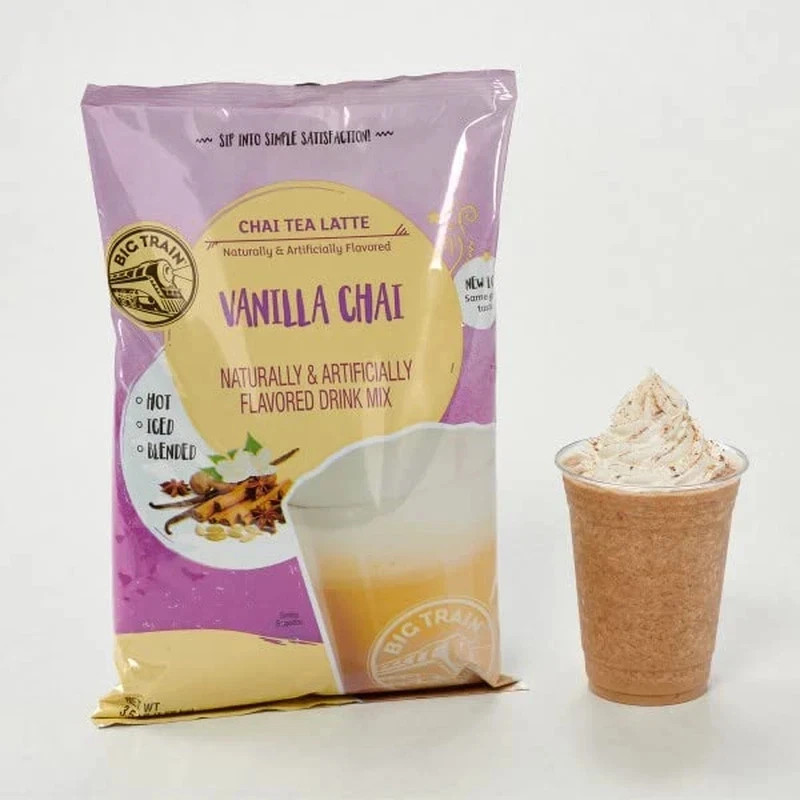 Big Train Vanilla Chai Tea Latte Instant Powdered Mix – 3.5 lbs Bag