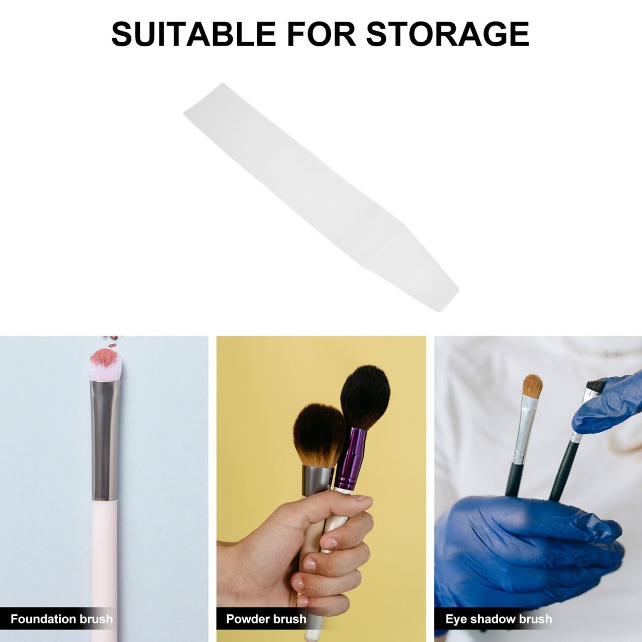 MAGICLULU Makeup Brush Protector Covers 10-Pack Portable 19x5cm, As Shown