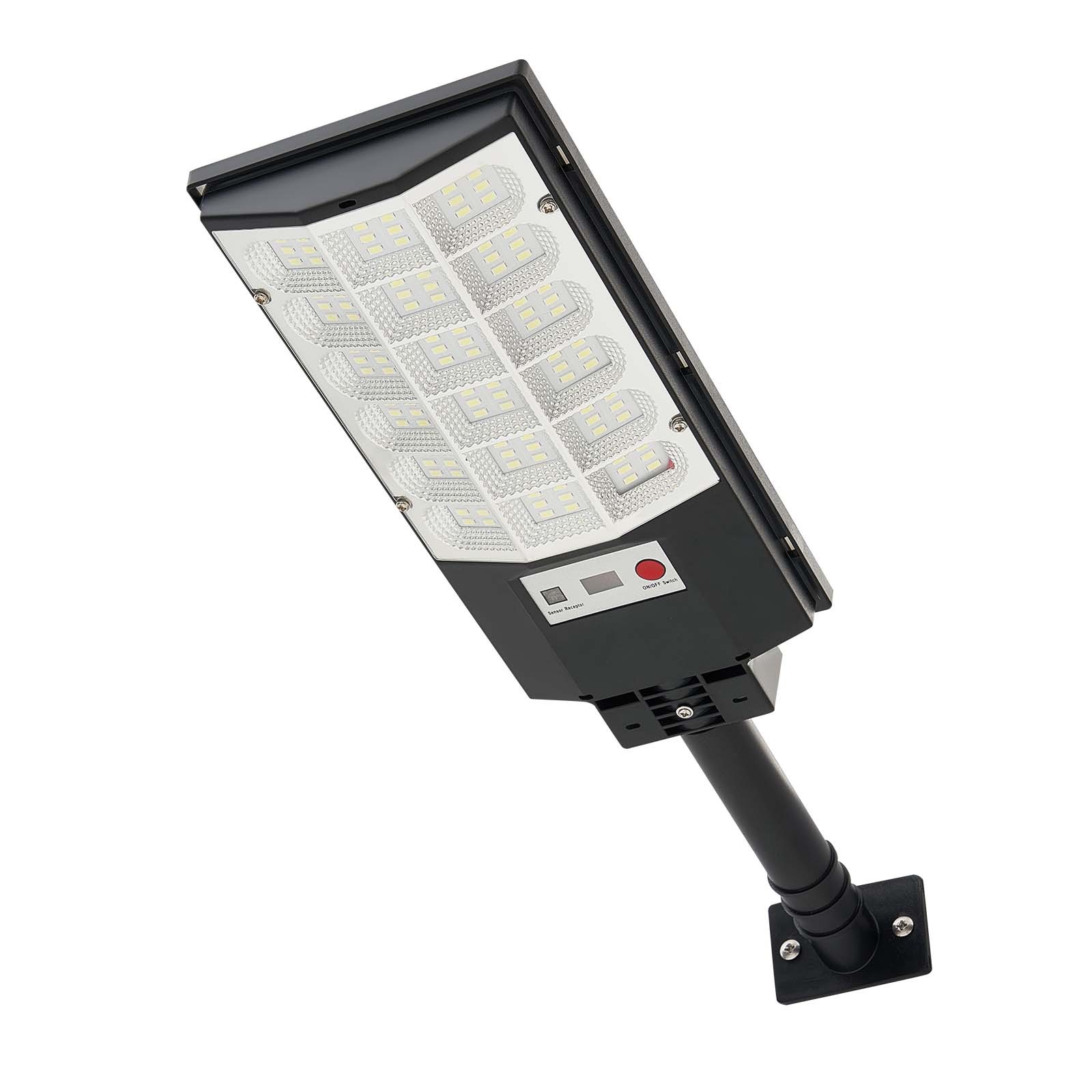 VEVOR 500W Solar Street Lights Outdoor 50000LM LED Lights Dusk to Dawn 4 Pack
