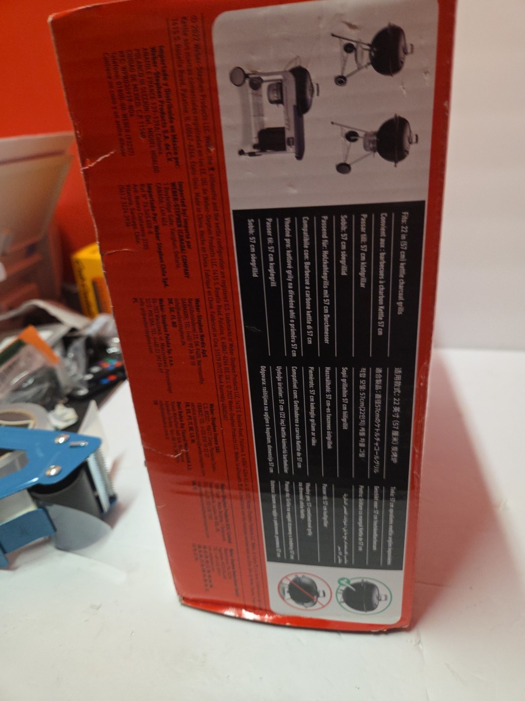 Weber Charcoal Heat Controller for 22” Kettle Charcoal Grills 7666 New