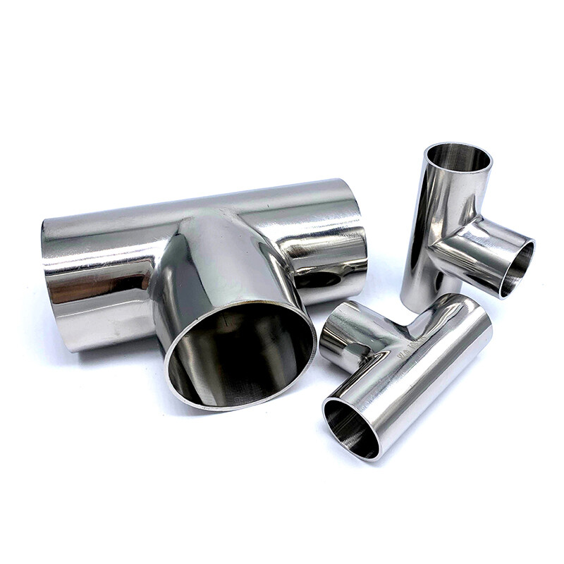 Stainless Steel Equal Tee T Shape Pipe T-Piece Exhaust Tube Polished 19-89mm New