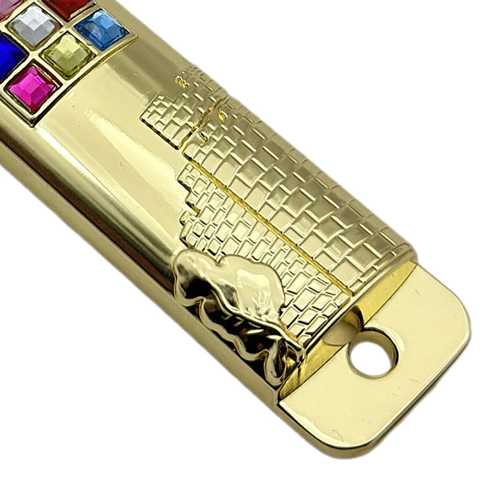 Door Mezuzah (4.17inch Length) Religious Outside Modern Zinc