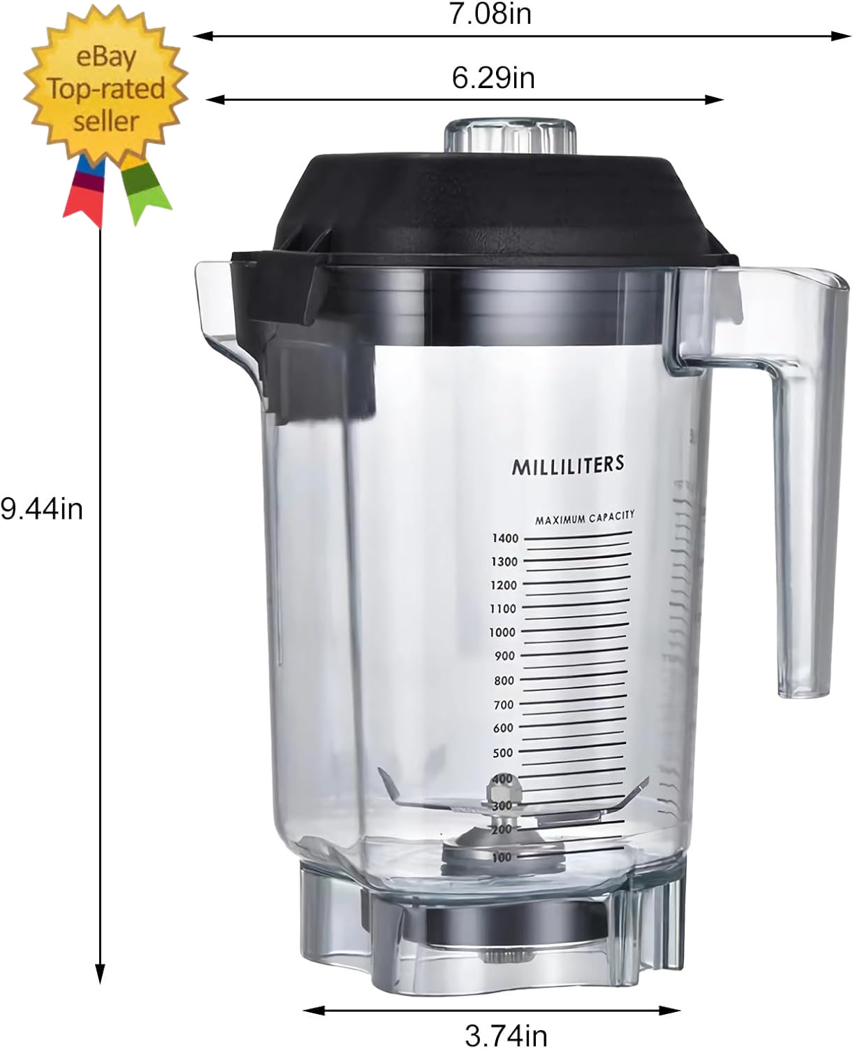 48Oz Advance Container Replacement for Vitamix Commercial Blender,48 Oz Pitcher
