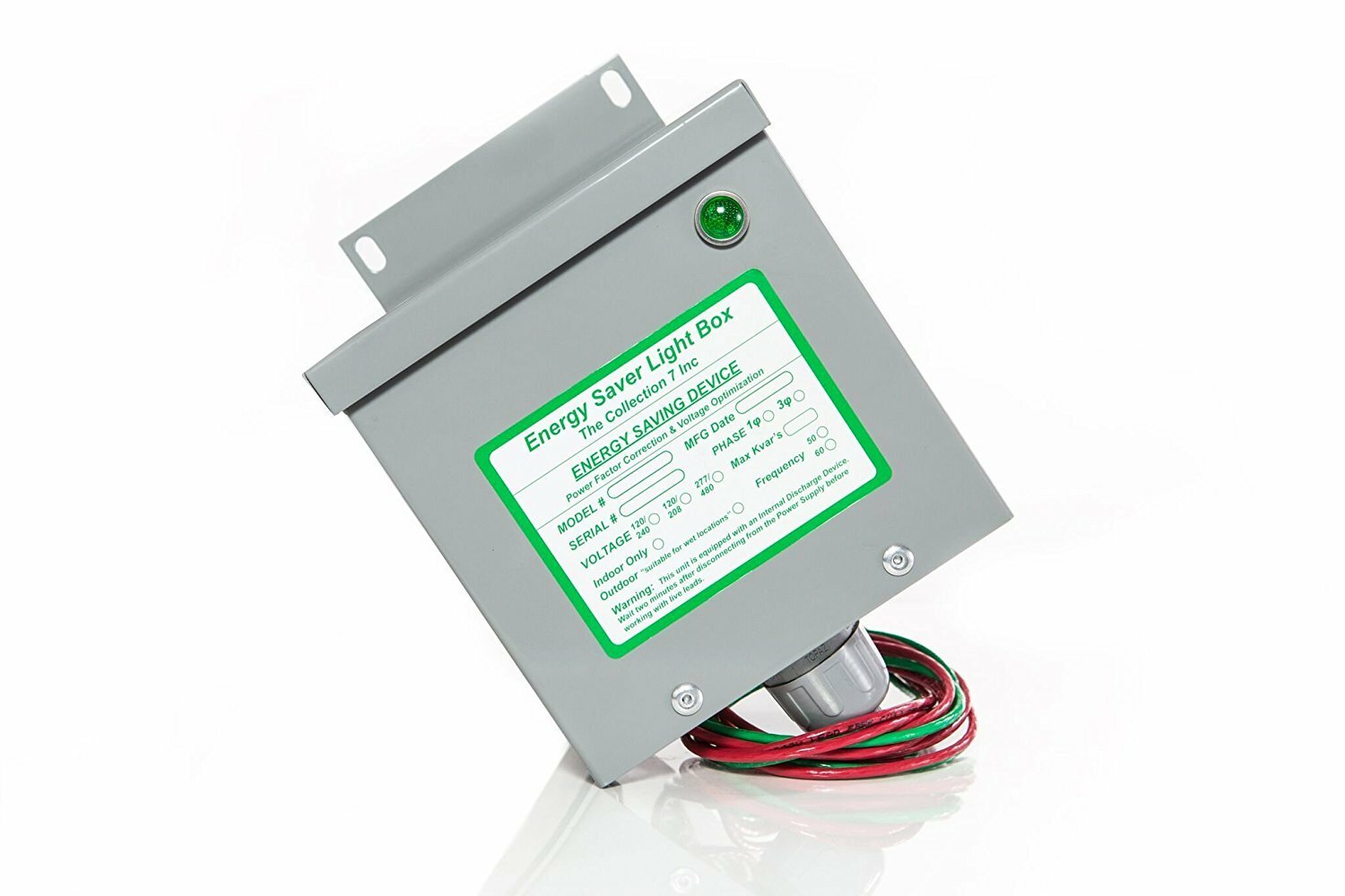 Whole House Energy Saver Power Factor Correction Surge Protector Unit (250-Amp)