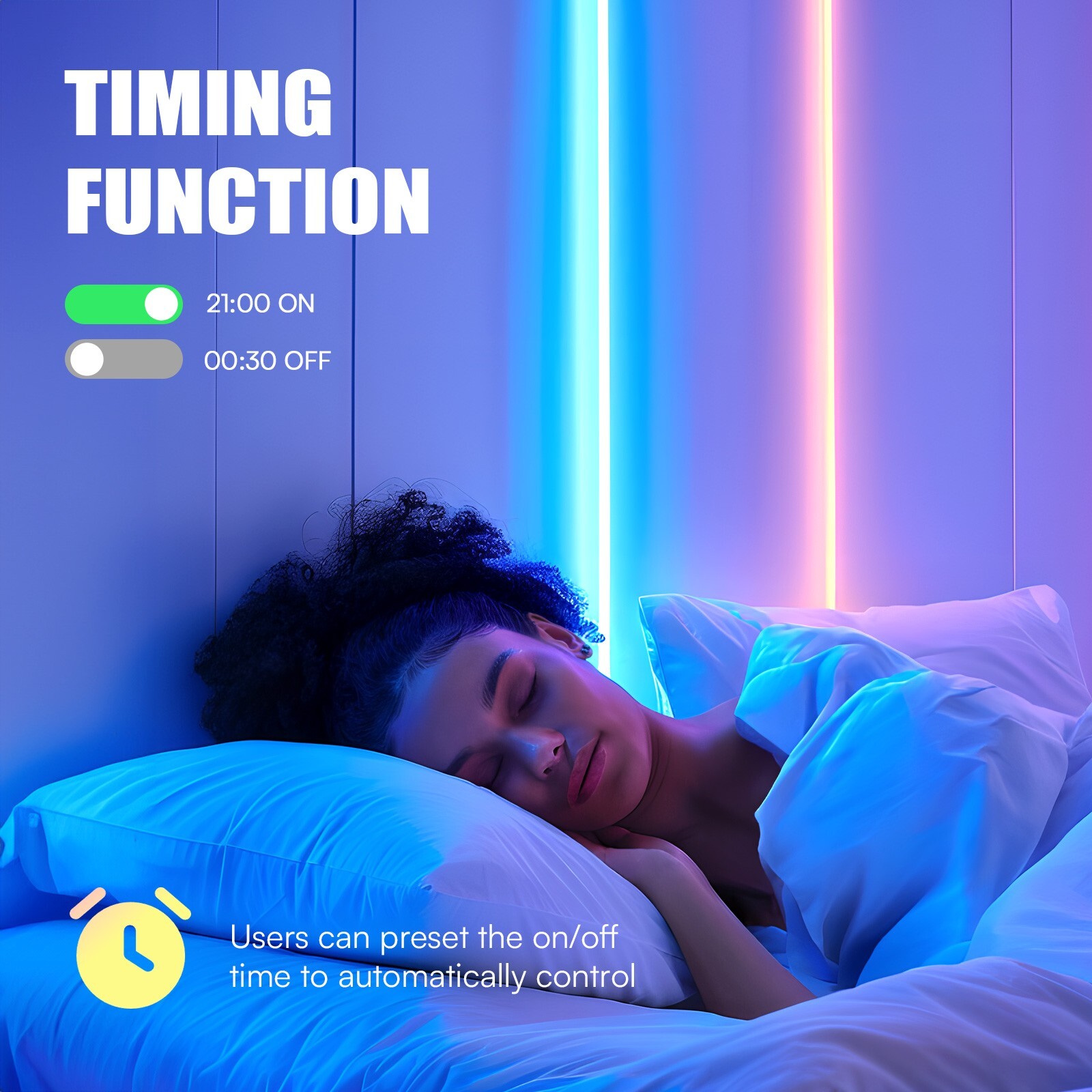 LED Strip Lights, Smart Light with App Remote Control, RGB LED Lights for room