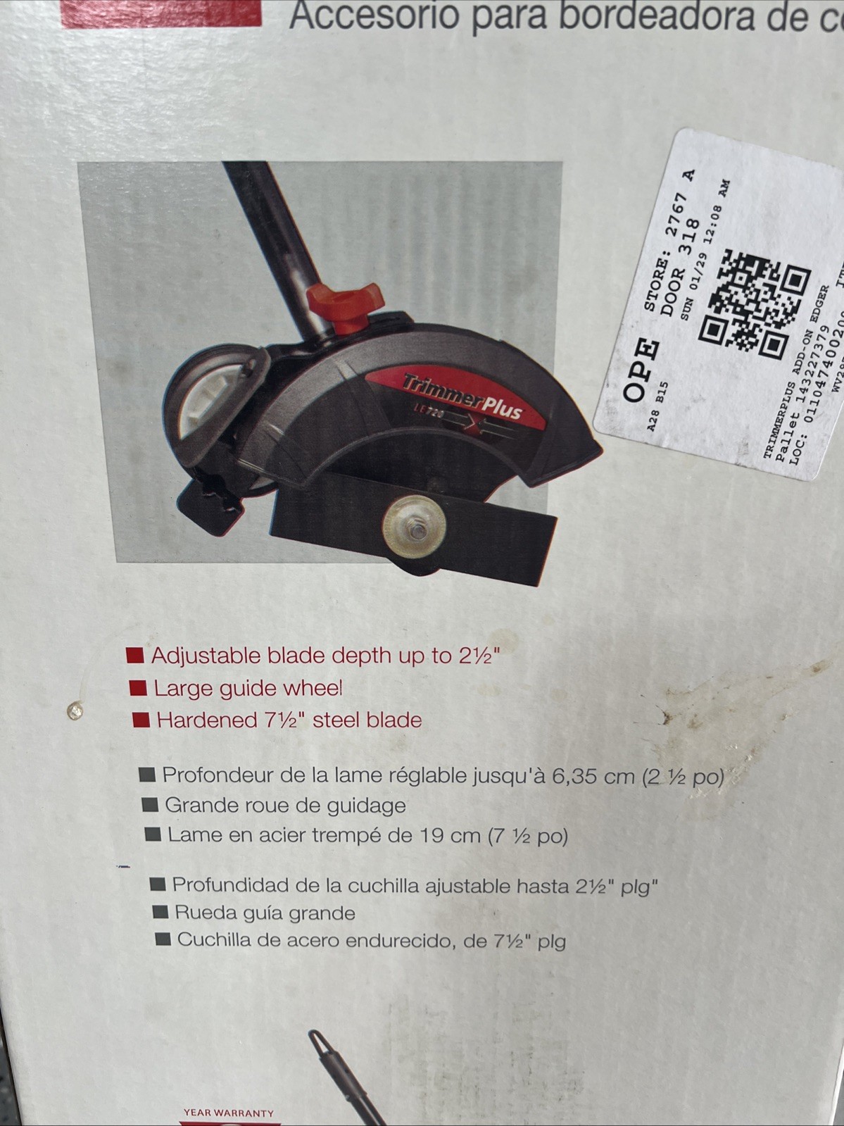 NEW Trimmer Plus LE720 Lawn Edger Attachment-Multi Brand Compatible SHIPS FREE!!