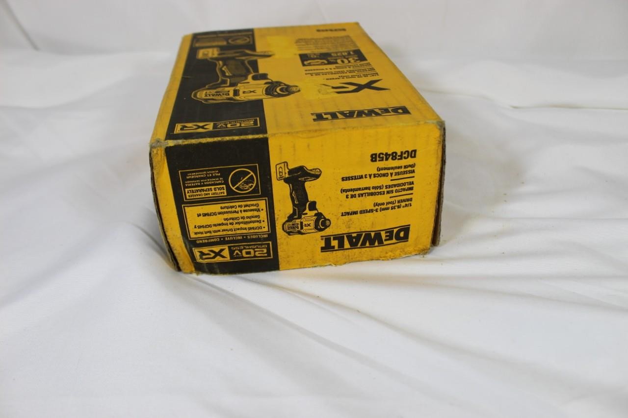DeWalt DCF845B XR 20V MAX Brushless 1/4″ 3-Speed Impact Driver (Tool Only)