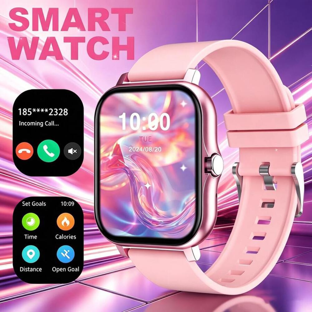 New 1.83 Inch Full Touch HD Fashion Smart Watch With (Dial, Answer) Wireless Cal