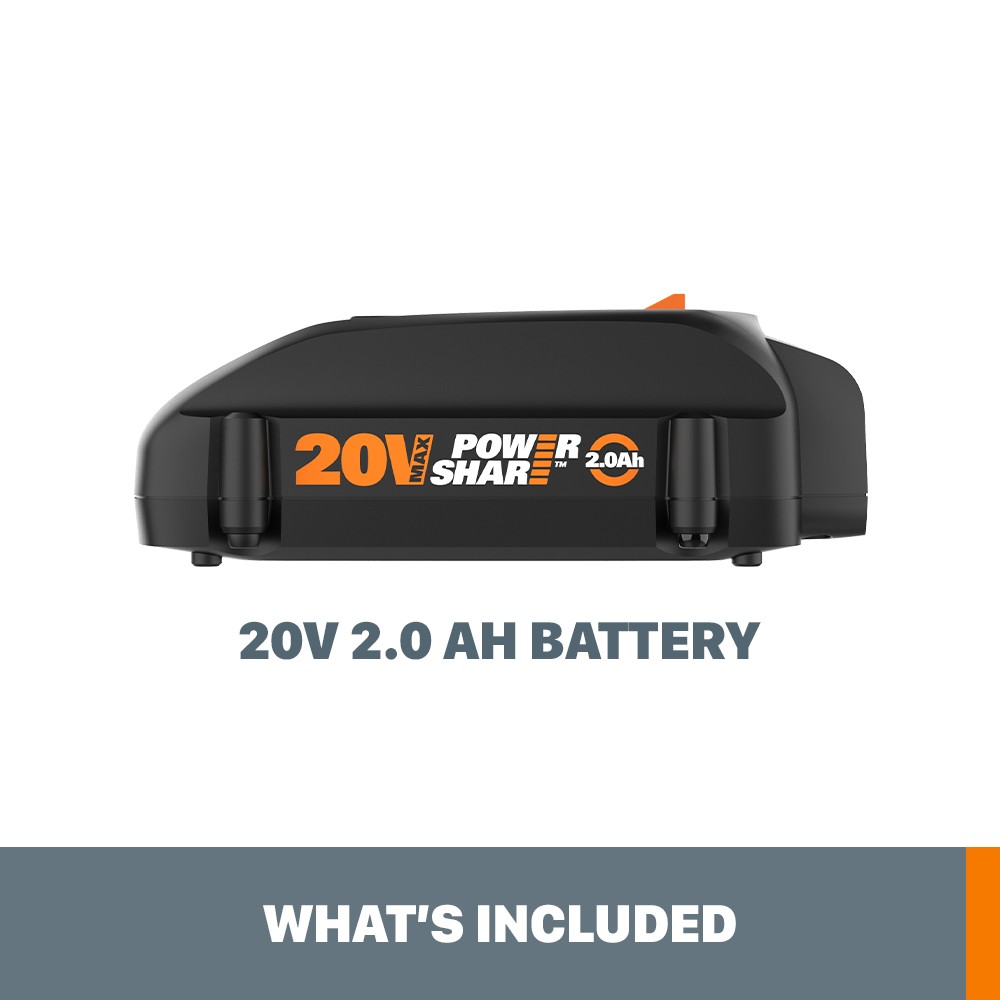 Worx 20V MaxLithium 2.0 Ah Battery (WA3575)-SU