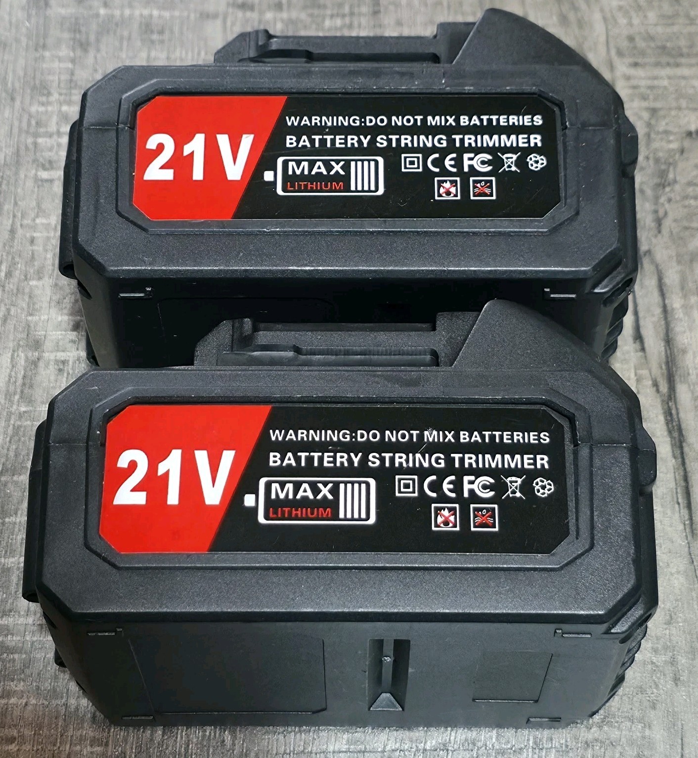2 Pack 21V MAX 4.0Ah Lithium Battery Replacment Power Share String Trimmer