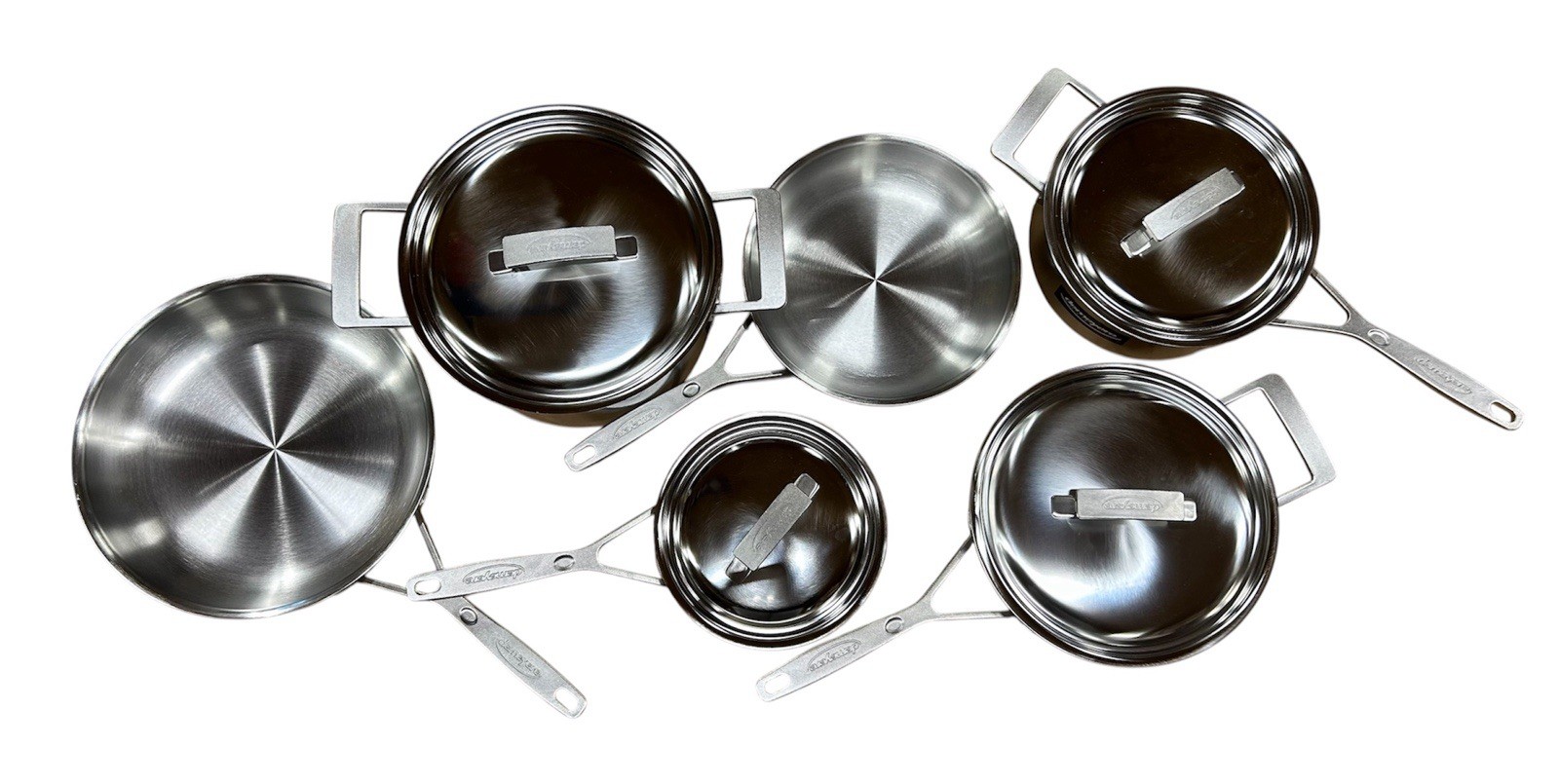 READ DESCRIPTION- Demeyere Essential 5-ply 10-pc Stainless steel Cookware Set