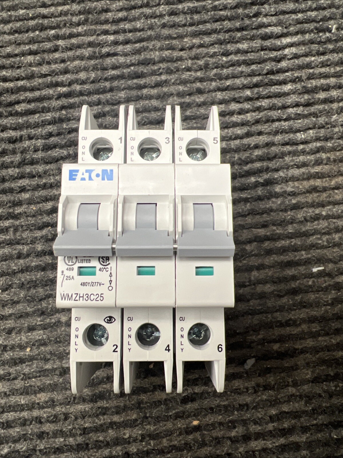 New Eaton WMZH3C25 Circuit Breaker 25A 14kA Type C