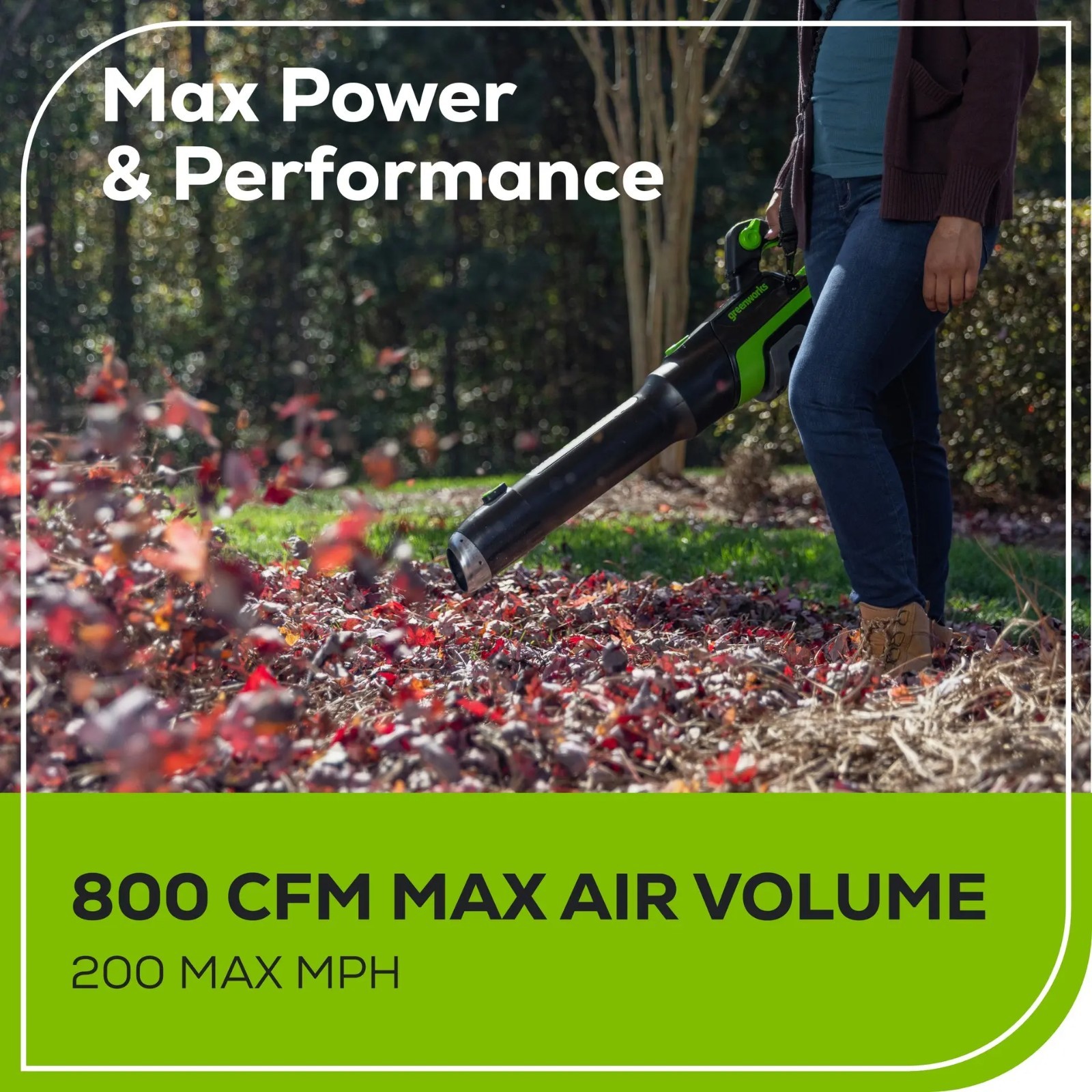 Greenworks Pro 80V Leaf Blower 800 CFM 200 MAX MPH Newest 2025 MODEL (Tool Only)