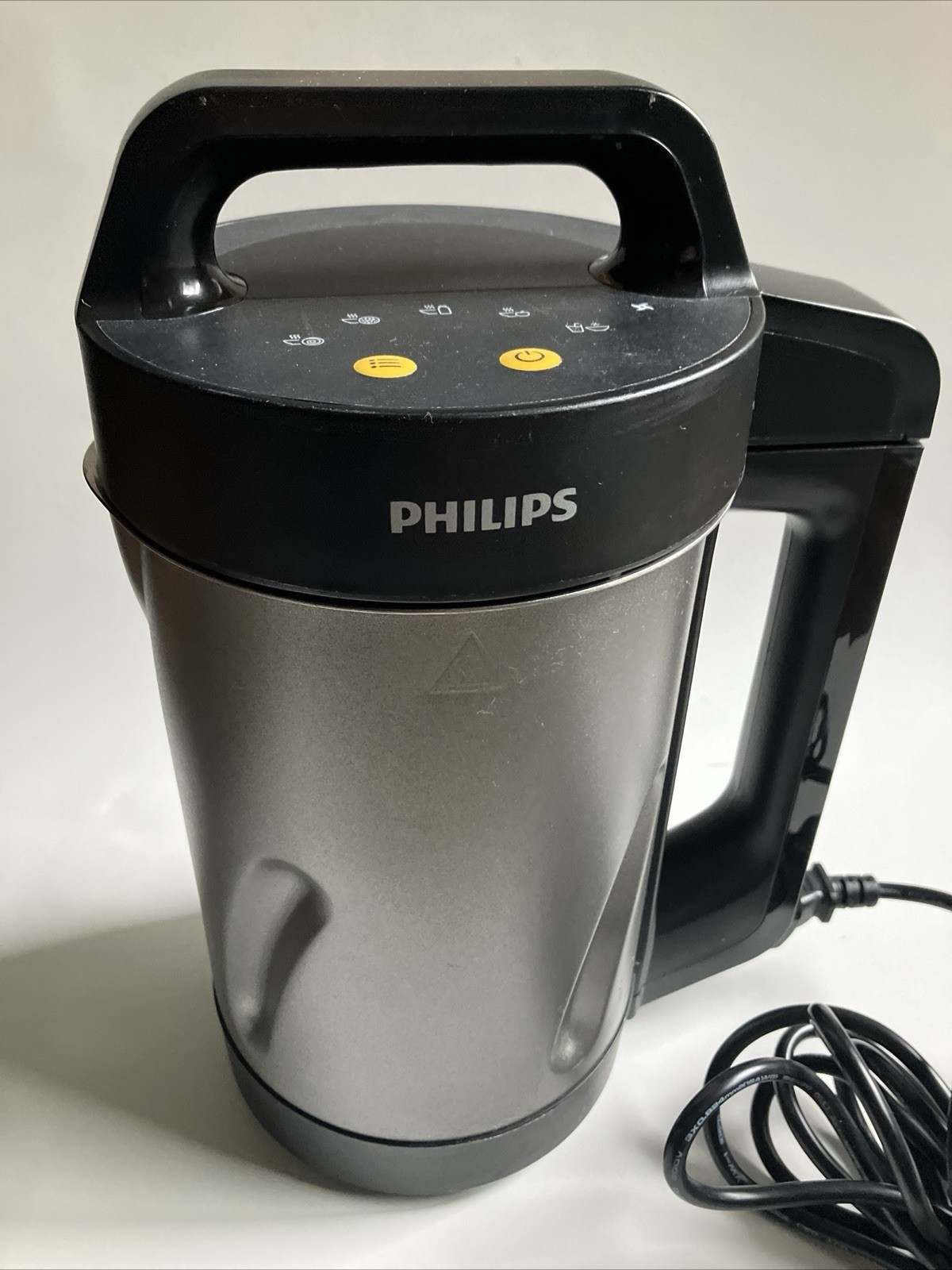 Philips Viva Collection HR2204 Soup Maker 10-in-1 Hot Cold Blender w Power Cable