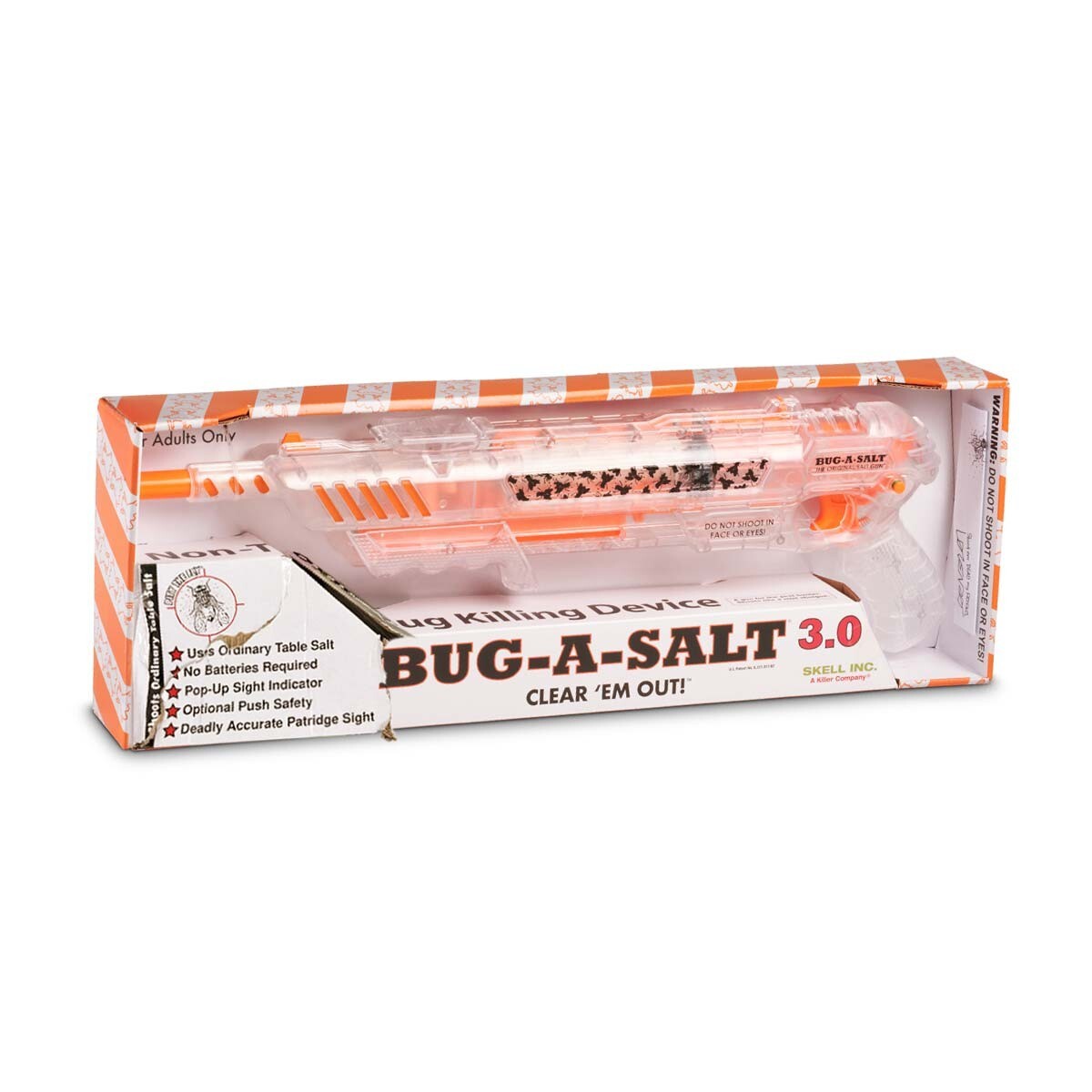 Damaged Box Authentic BUG-A-SALT 3.0 Clear ‘Em Out Insect Eradication Gun