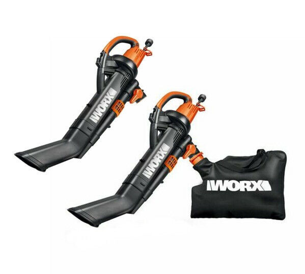 WG509 Worx TRIVAC 3-In-1 Electric Leaf Blower/Mulcher/Vacuum – SR