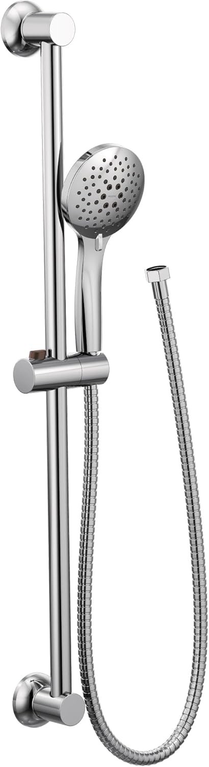 NEW CONDITION MOEN 3558EP 5-Spray 30 in. Eco-Performance Wall Bar Chrome