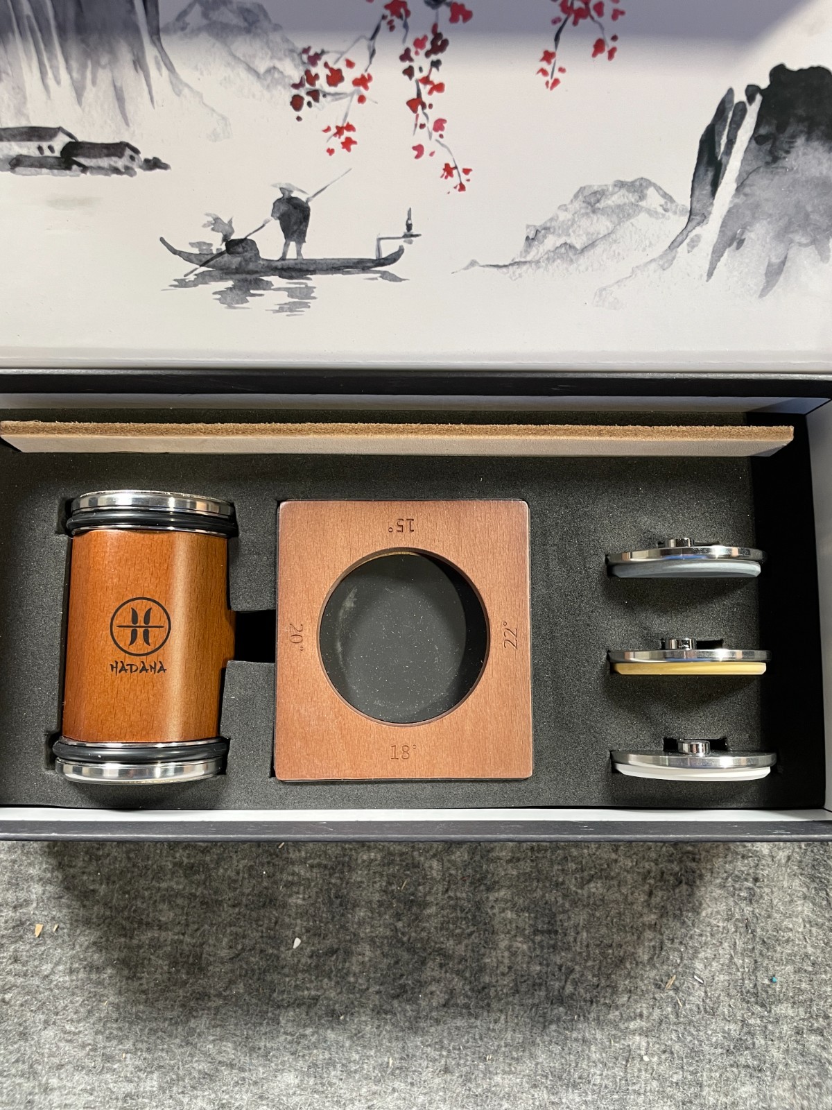 Hadana Pro PREMIUM Knife Sharpener Set – Four Grinding Angles – NIB