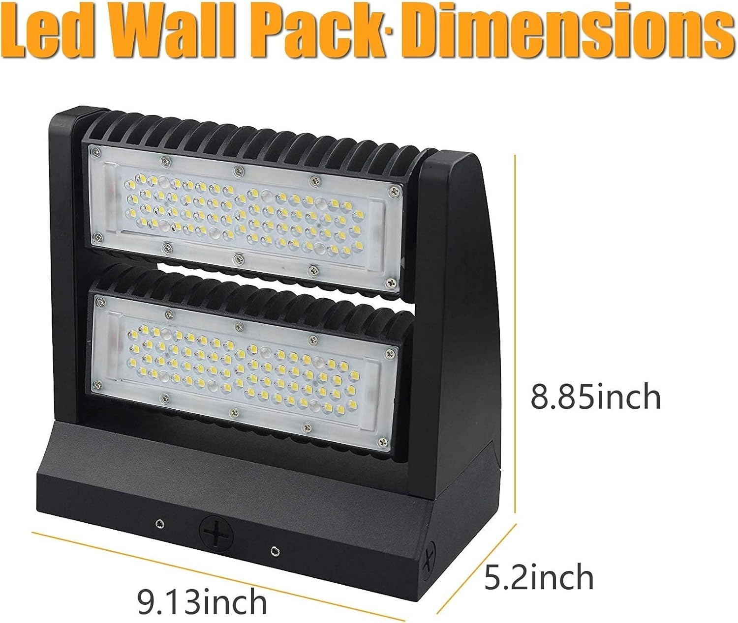 120W LED Wall Pack Light – 5000K 16200Lumens Rotatable Two Directional Wallpack