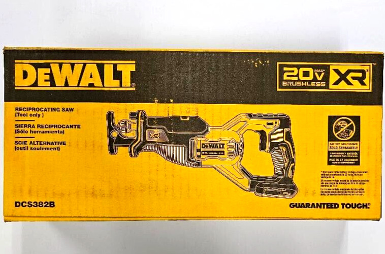 Dewalt In Box 20V DCS382B Reciprocating Saw Brushless XR Cordless 20 Volt Max