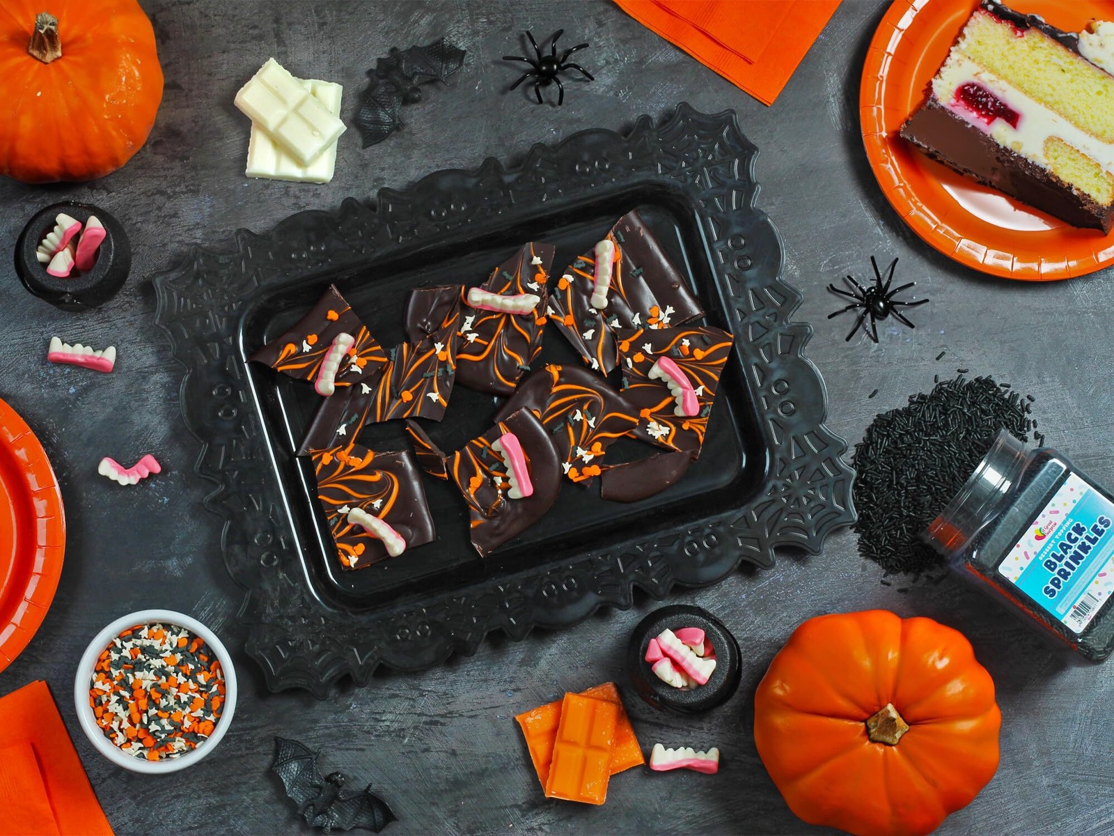 A Great Surprise Halloween Sprinkles Bulk – 1.7 LB – Bat, Pumpkin & Ghosts Confe