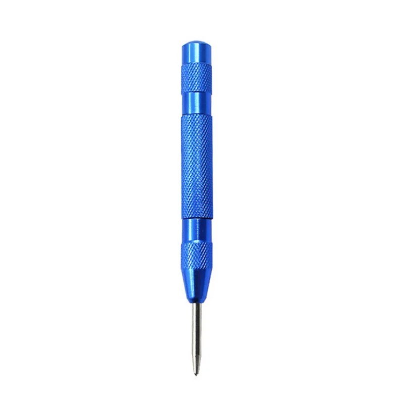 2 Super Strong Automatic Centre Punch Adjustable Spring Loaded Metal Drill TooL