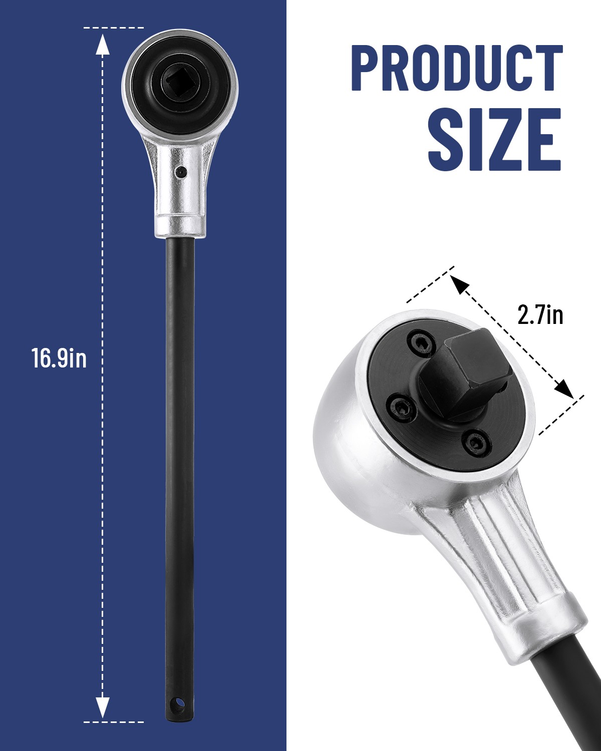 Professional Torque Multiplier — 2,200 Ft-Lb Output, 3/4″ Input / 1″ Output