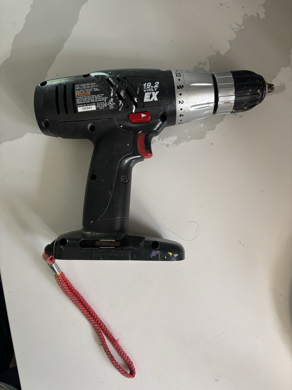 Craftsman 19.2V EX 400 in-lb Cordless Drill/Driver untested