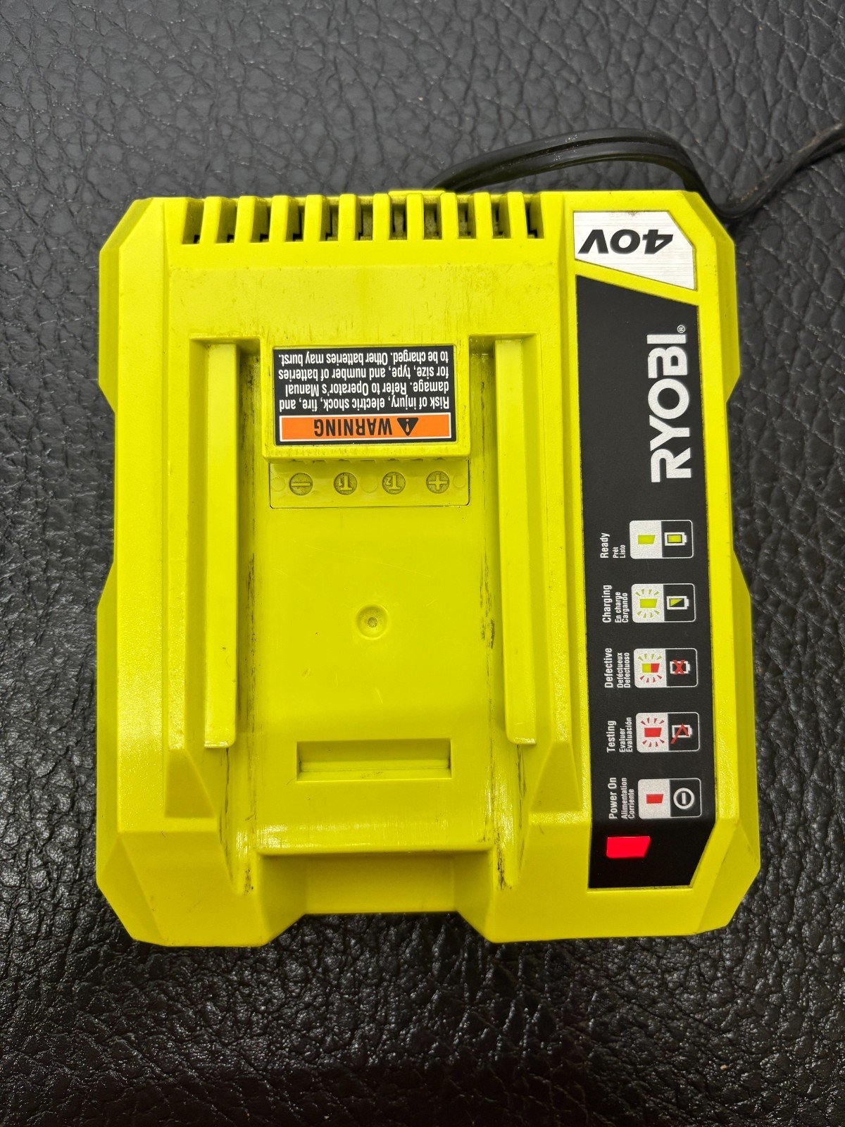 OP401 Charger for Ryobi 40V Lithium battery J81J – Tested/Working!