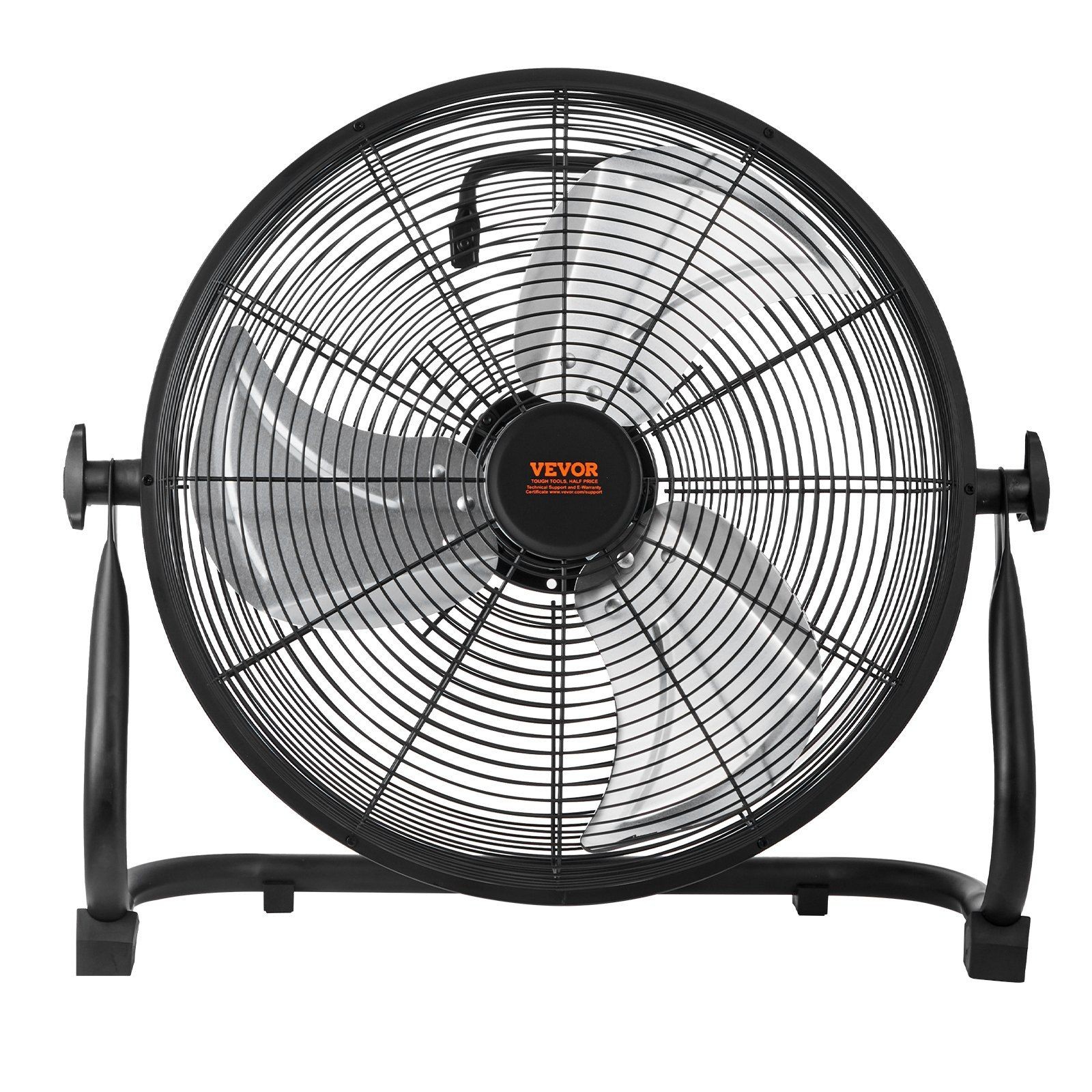 Portable 16in Rechargeable Fan: Stepless Speed, 15600mAh, Aluminum Blades