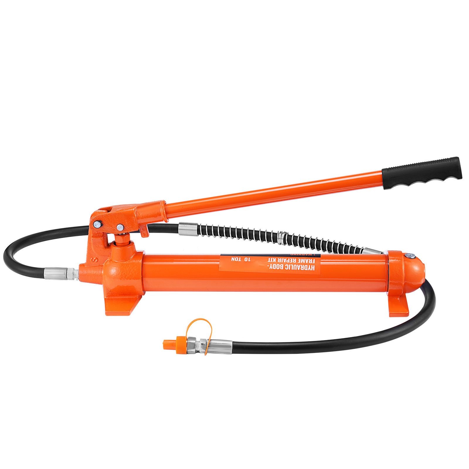 10 Ton Hydraulic For RAM Kit with Pump, 4.6ft Hose, Storage Case