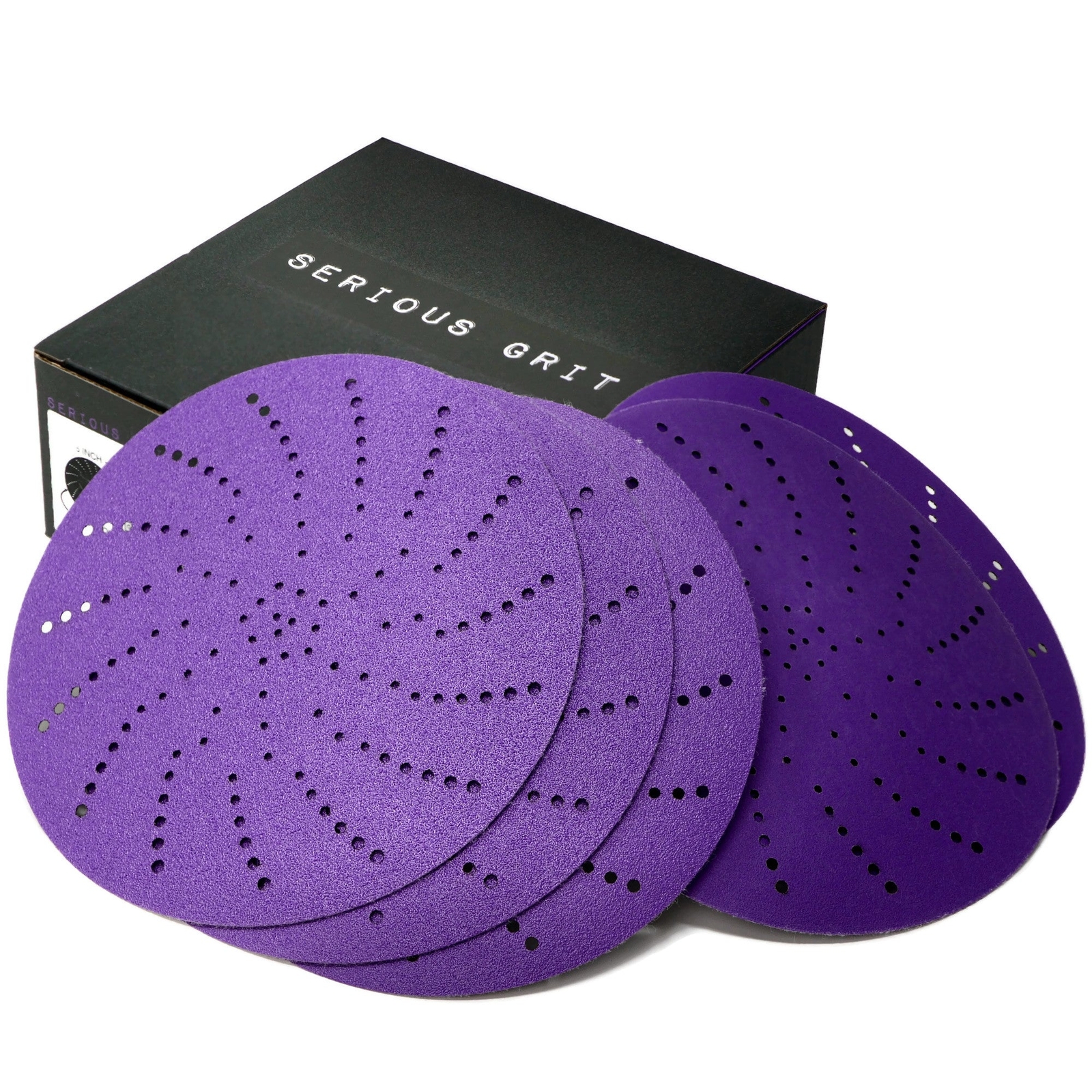 6″ Ceramic Multi-Hole Hook & Loop Discs