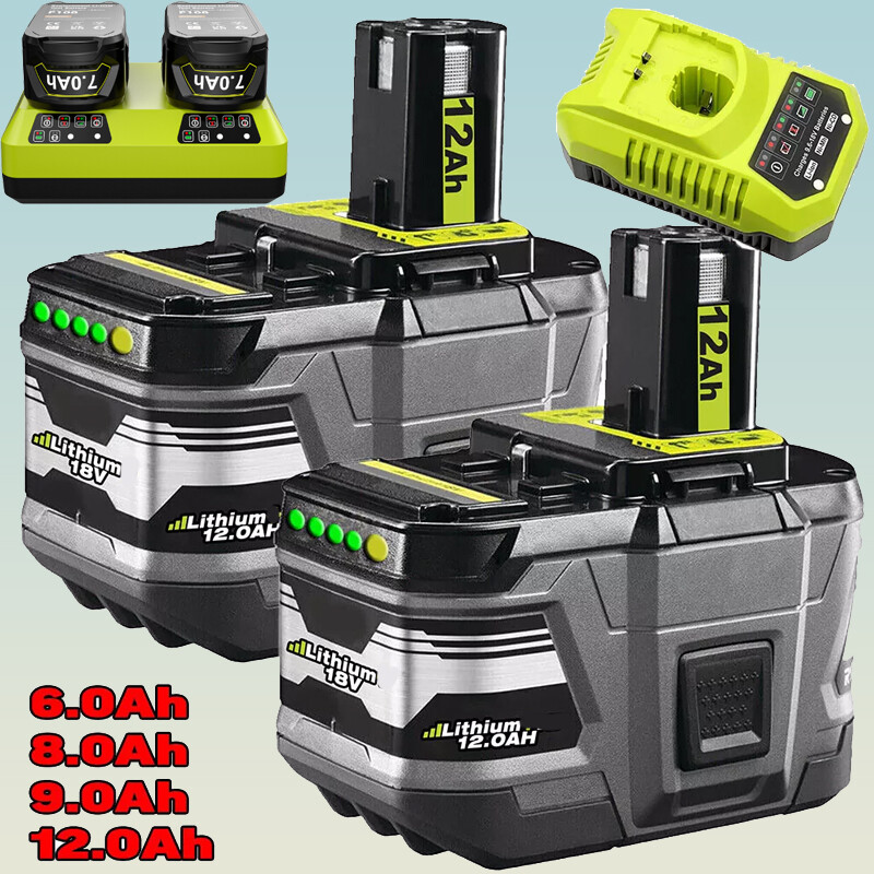 For RYOBI P108 18V One Plus High Capacity Battery 18 Volt Lithium-Ion 8.0Ah