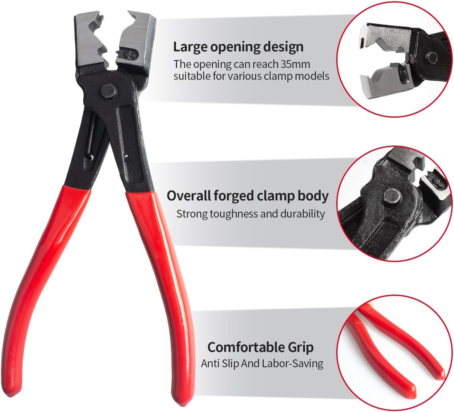 4* Electrical Disconnect Pliers 60° Automotive Electrical Connector Separator