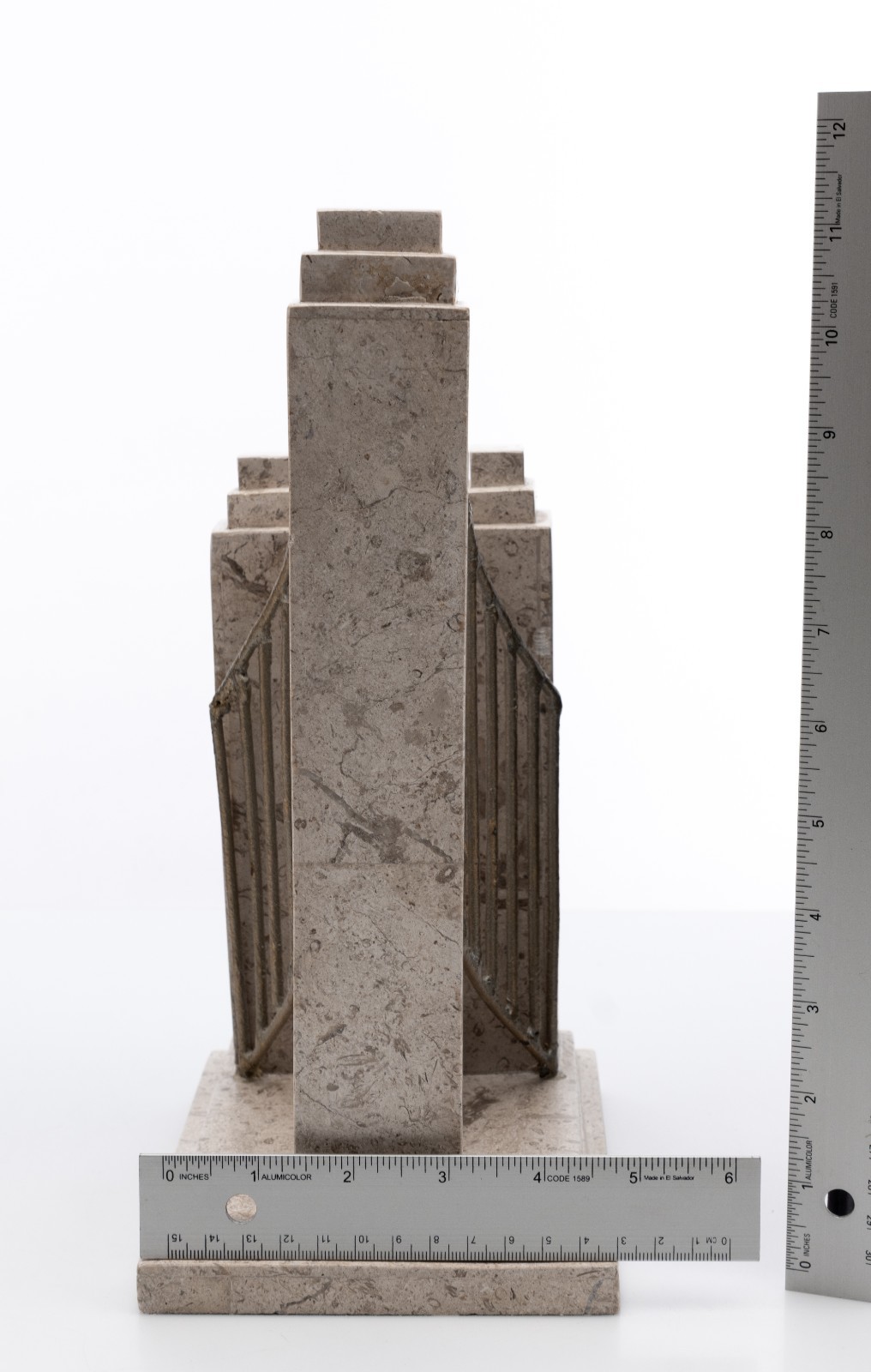 O.C. Tanner Display for Unknown Award Plaque of a Bridge / Staircase 11″ 3.5lbs