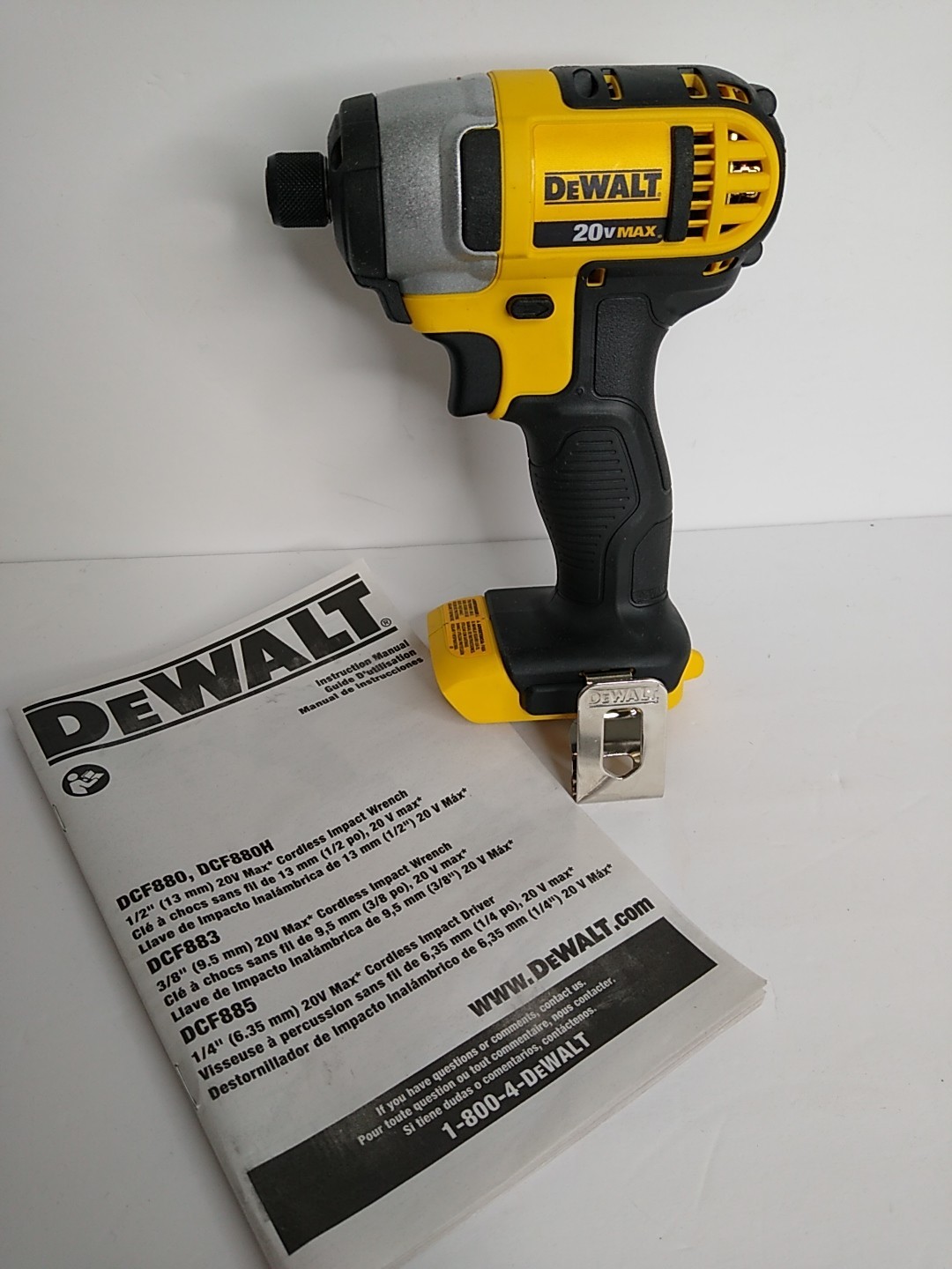 DeWalt DCF885 20V MAX 1/4″ Cordless Impact Driver (Tool Only) FREE SHIP