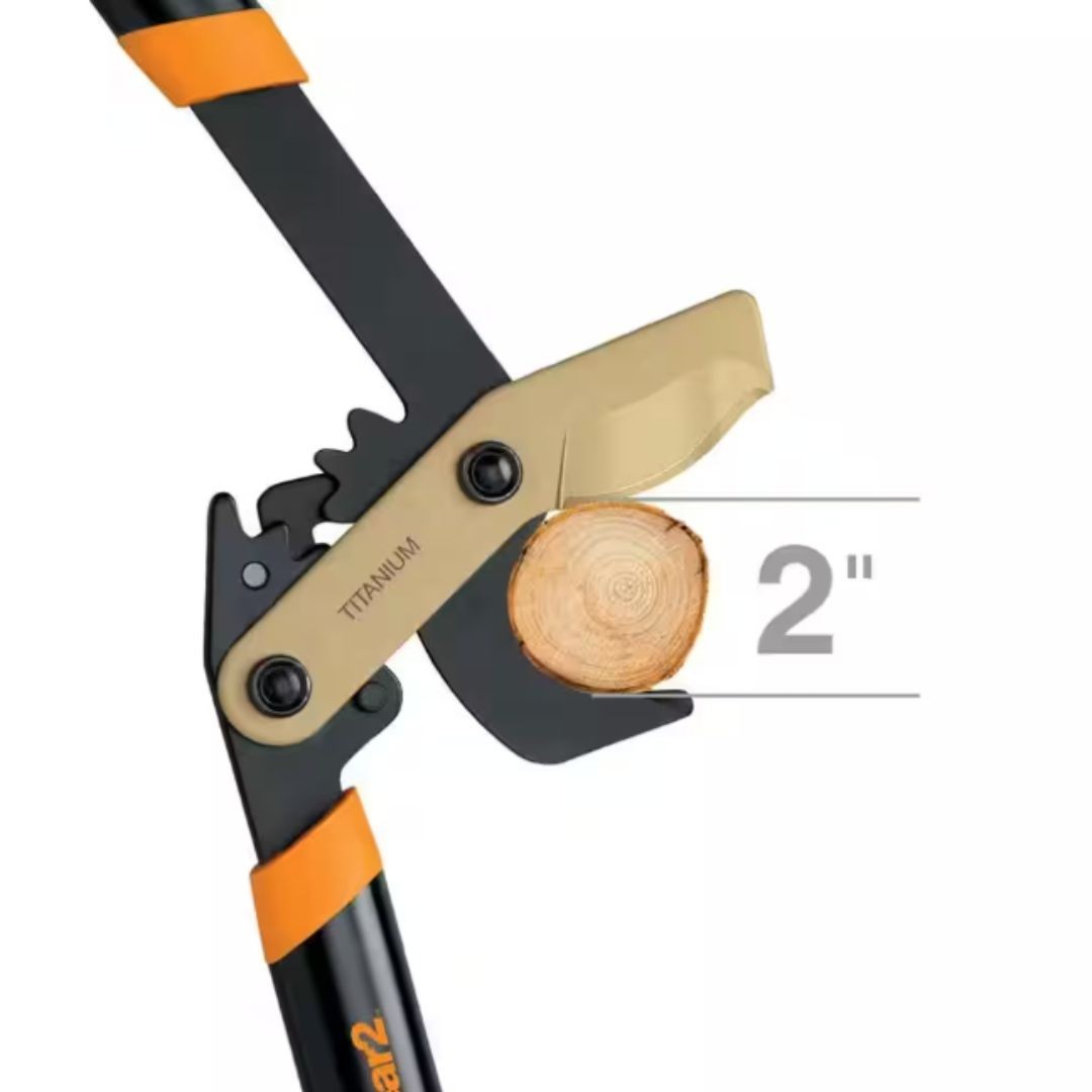 2 In. Cut Capacity Titanium Coated Steel Blade, 32 In. Powergear2 Bypass Lopper