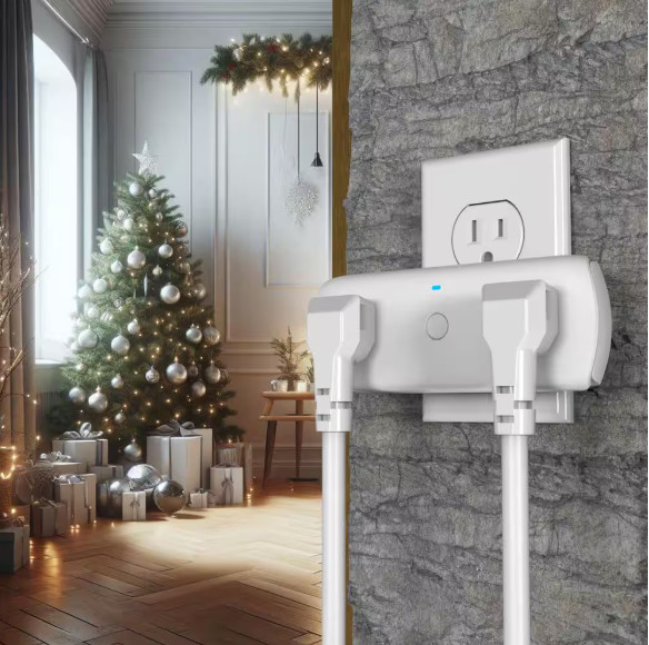Commercial Electric Wireless Indoor Remote Control AC/DC Adapter, White(3-Pack)