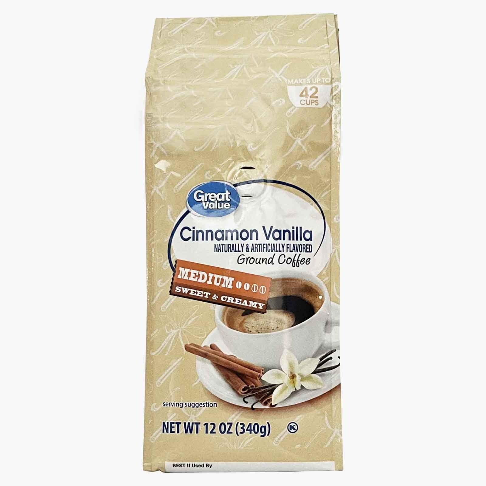 Great Value Medium Roast Ground Coffee, 12 oz Bag French Vanilla & 4 more