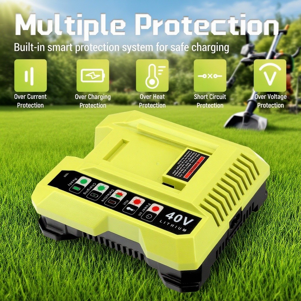 Replacement Charger For Ryobi 40V Battery Charger OP403 OP403A OP406A OP401S
