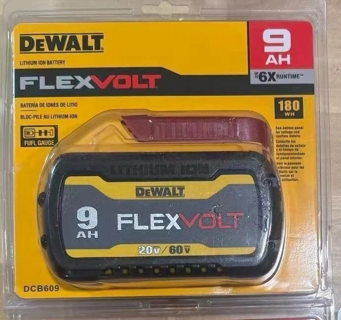 DEWALT DCB609 20V/60V MAX FLEXVOLT 9.0Ah Lithium-Ion Battery
