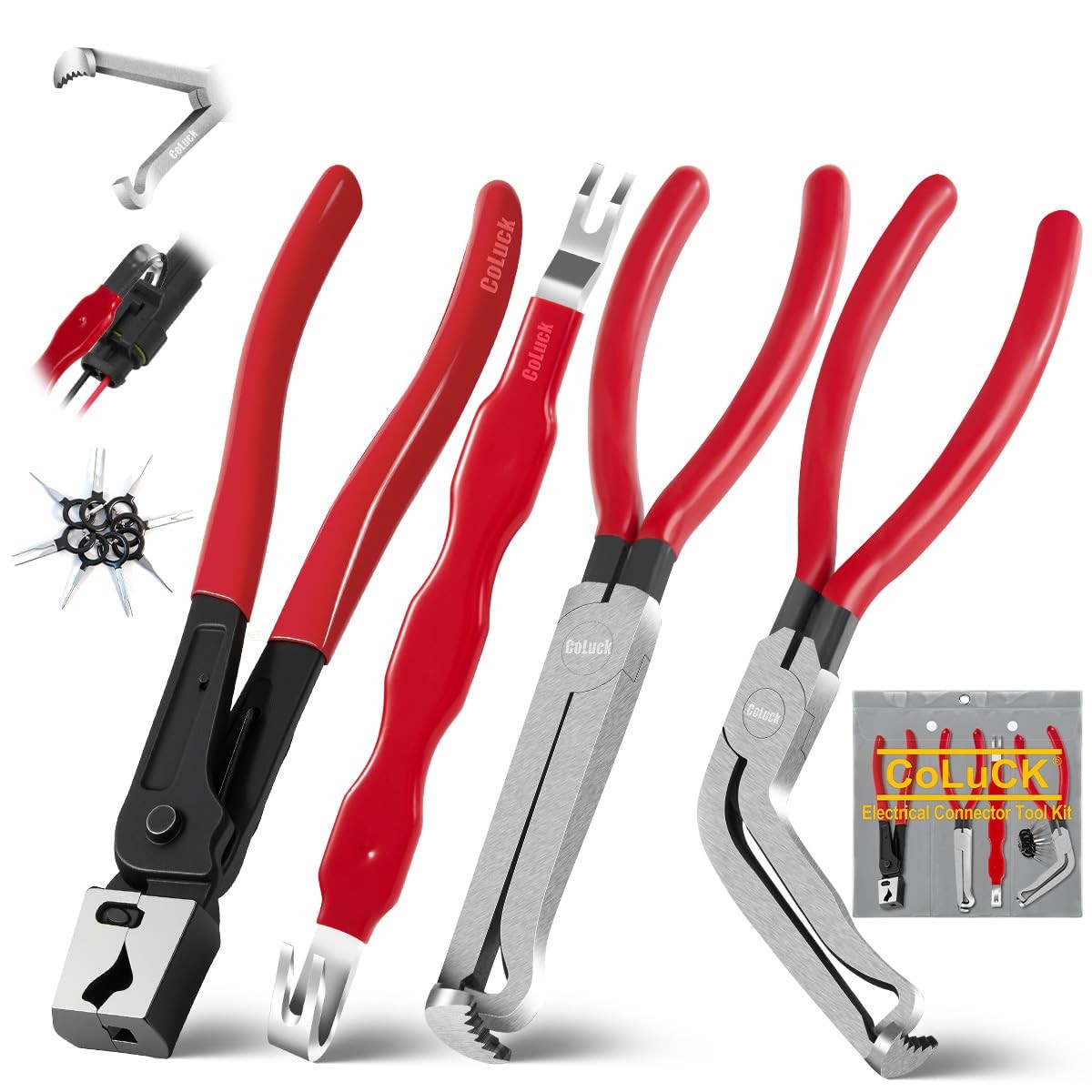 5Pcs Electrical Disconnect Pliers for Cars, Hose Clamp Pliers Connector Remov