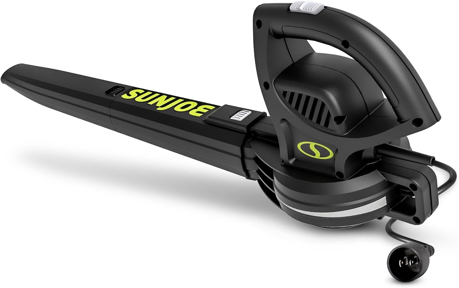 Sun Joe Corded Electric Leaf Blower Machine, 155 MPH, 260 CFM, 6-Amp Motor, Blac